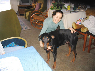 Dobermannhündin Joy