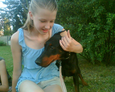 Dobermannhündin Samira